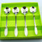 2 Pcs Flower Coffee Teaspoons Stainless Steel Mixing Spoons Sunflower