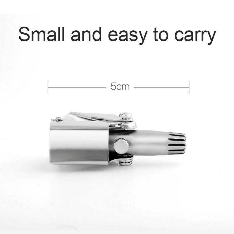 Nose Trimmer for Men Stainless Steel Manual Washable Nose Trimmer for NoWF