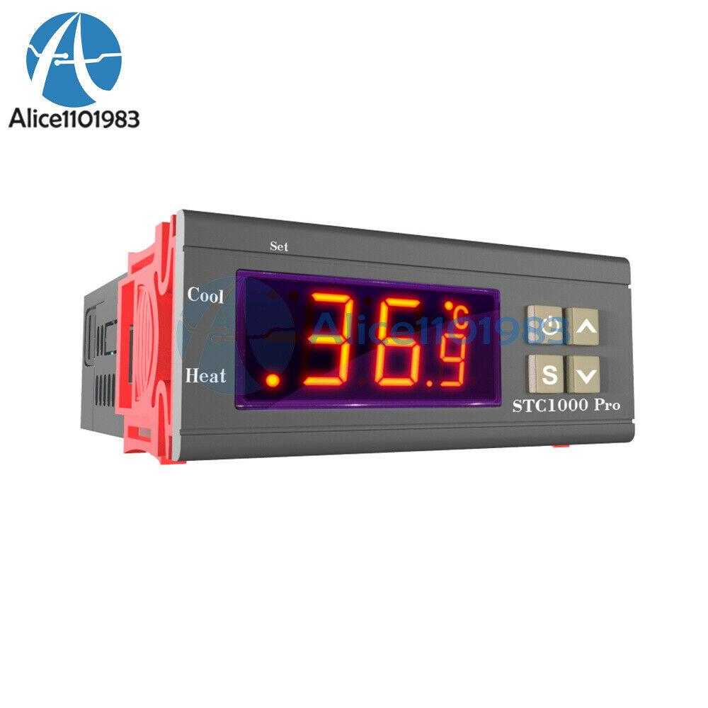 STC-1000 Pro  AC 220V Temperature Controller Thermostat Regulator NTC Sensor