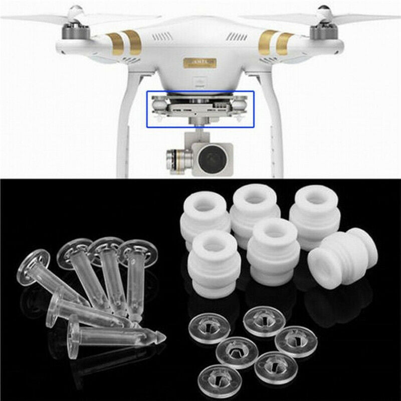 Camera Gimbal Shock Damping Rubber Balls & Anti-drop Pins Kit for DJI Phantom 3