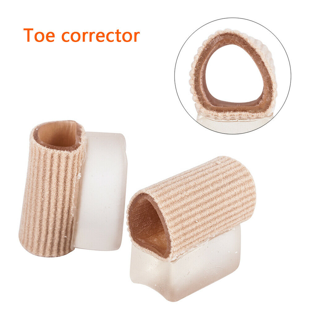 Hot Silicone Soft Gel Tube Toe Separators Spacers Bunion Corrector Pain Relief