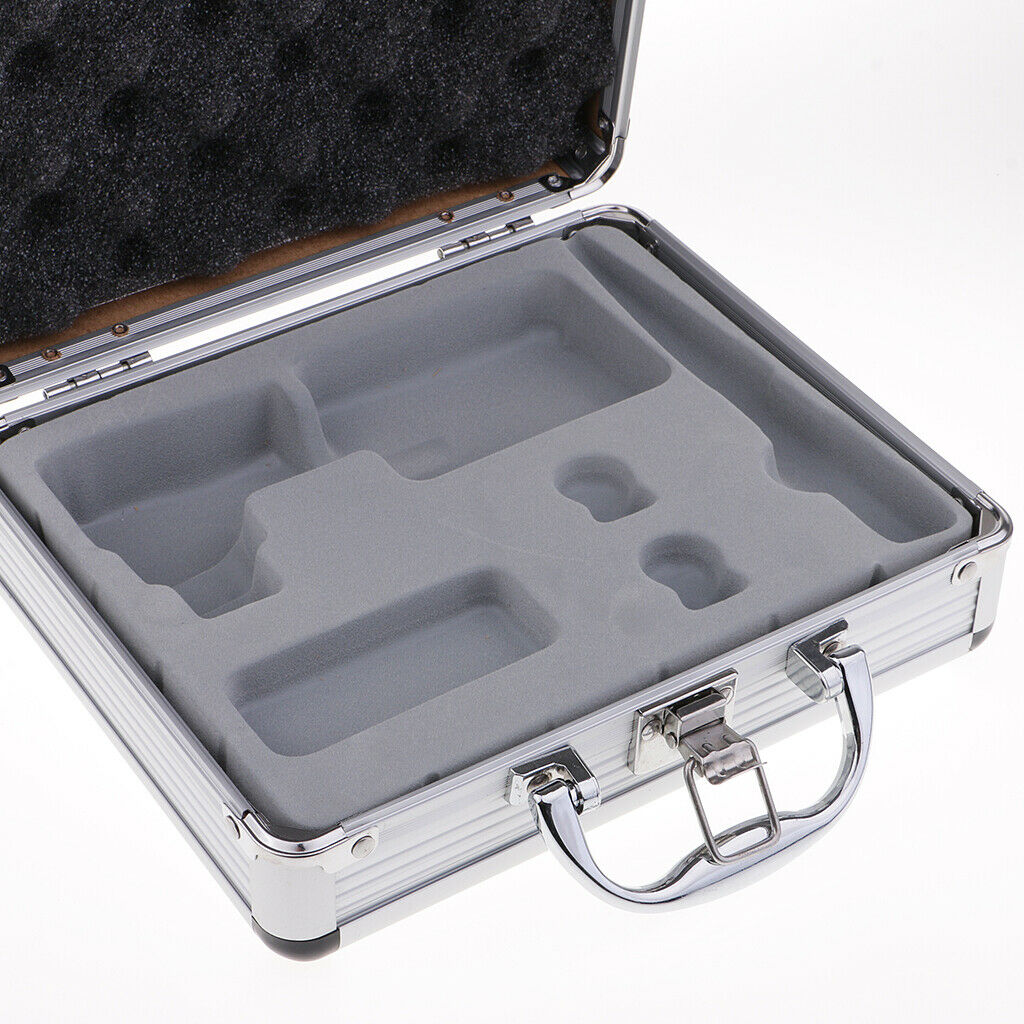 Tattoo Carrying Case Storage Machine Tools Lock Padded Box Organizer
