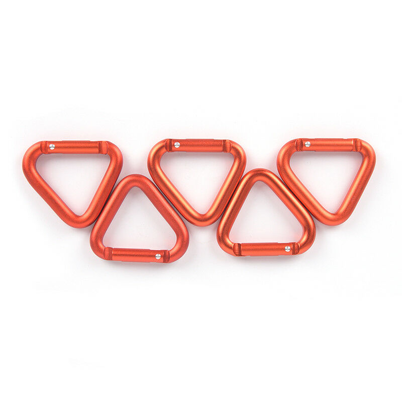 1pc Triangle Carabiner Outdoor Camping Hiking Keychain Snap Clip Hook Buc.l8
