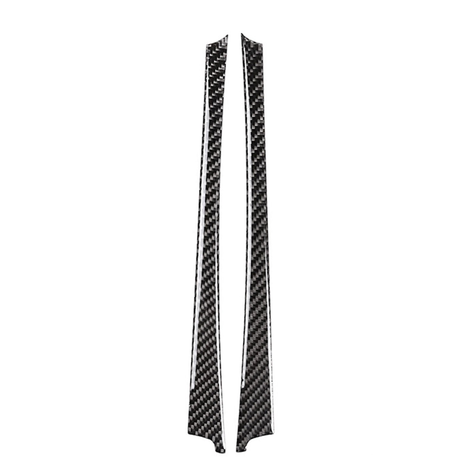 2Pcs For Mercedes-Benz C Class W204 07-13 Carbon Fiber Console Side Cover Trim