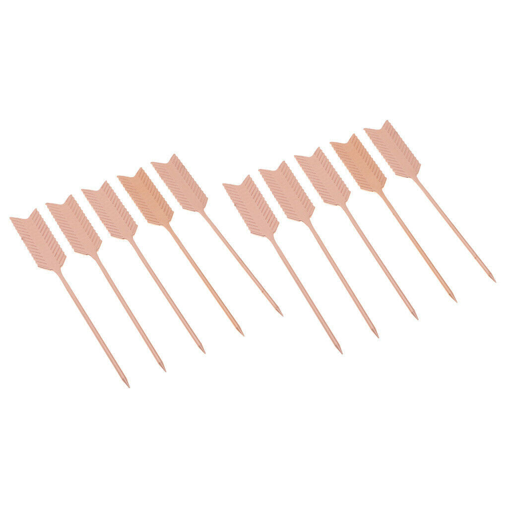 10-Pack Stainless Steel Cocktail Stirrer Sticks