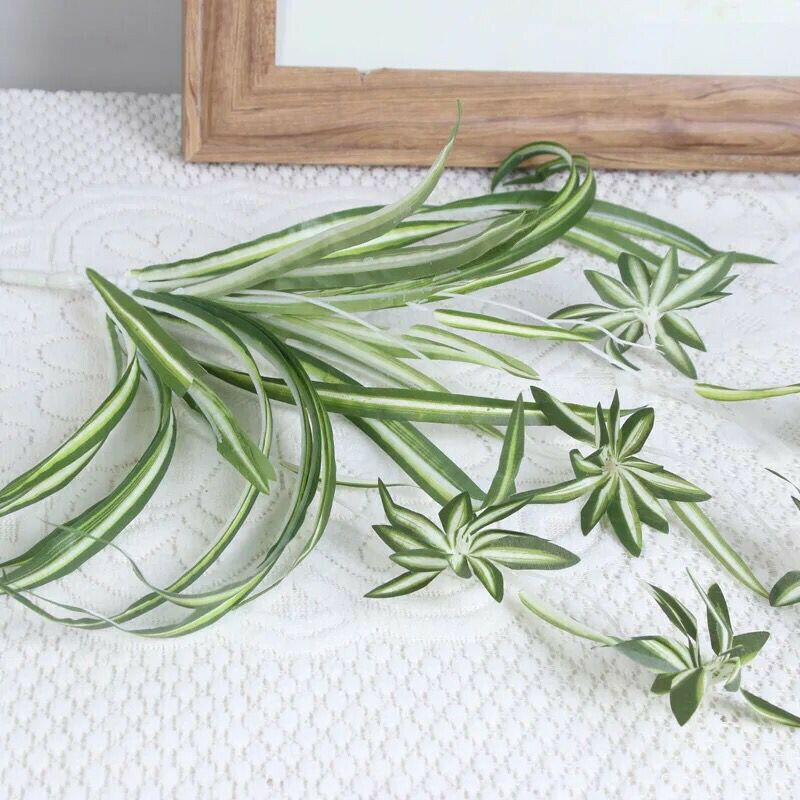 Artificial Silk Plant Hanging Office Home Garden Chlorophytum Comosum Greenery