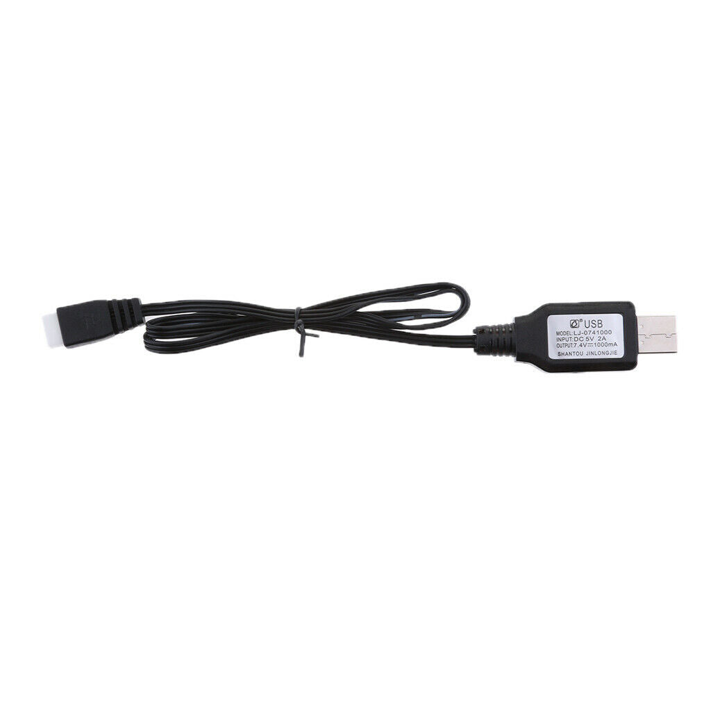 7.4V RC Toys Drone XH 3Pin USB Lithium Battery Charging Adaptor Cable