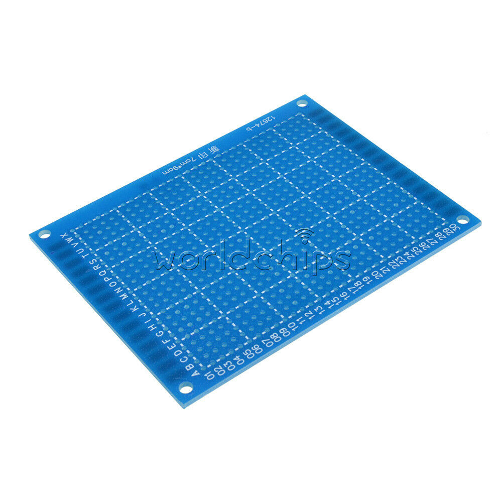 Single Side Prototype PCB Tinned Universal Breadboard 7x9 cm New
