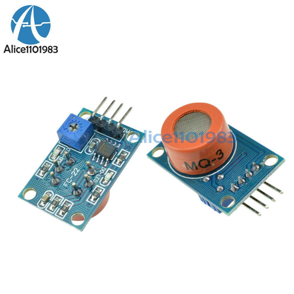 2PCS MQ3 MQ-3 Alcohol Sensor Module Breath Gas Detector Ethanol Detection