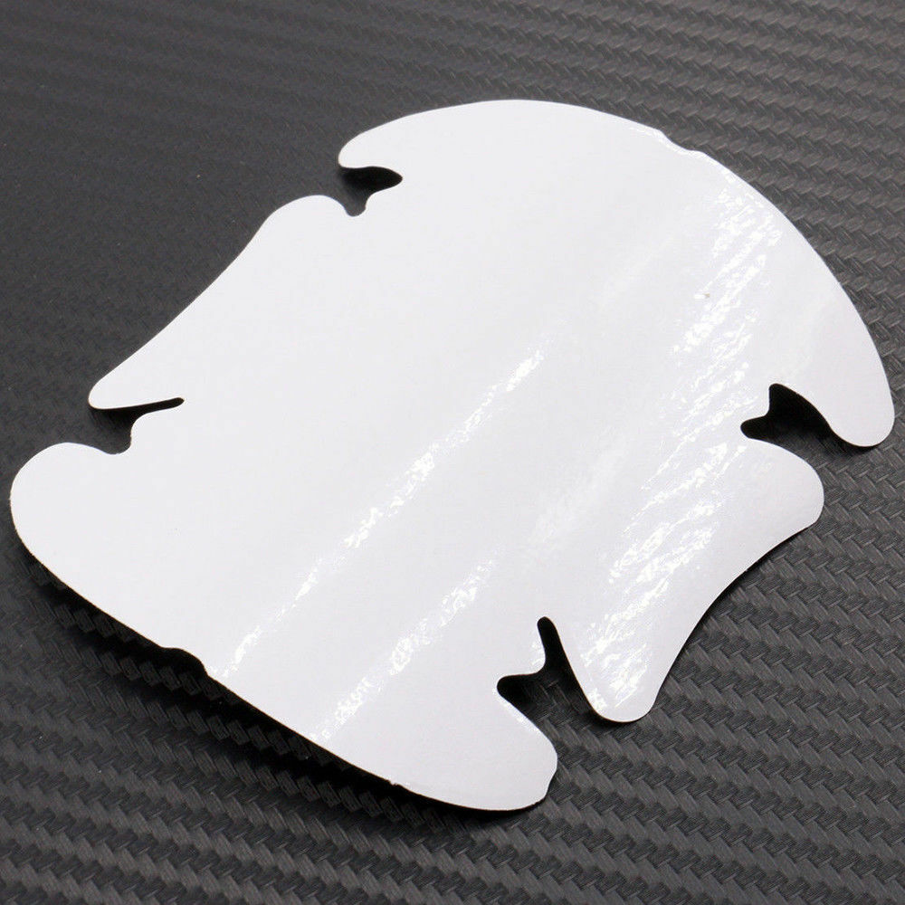 4pcs Invisible Clear Car Door Handle Paint Scratch Protector Guard Film Sheet