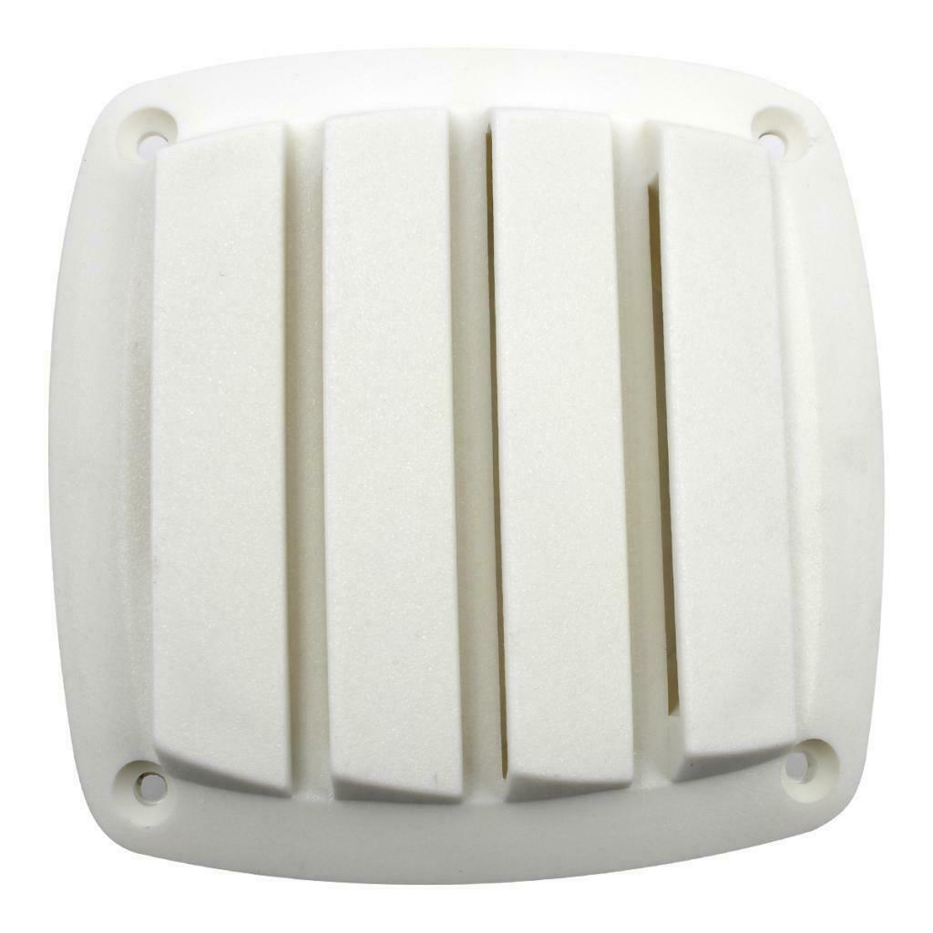 2 Pcs Marine Boat Louvered Vents Round 3''+4'' Hose Hull Air Vent Boat White