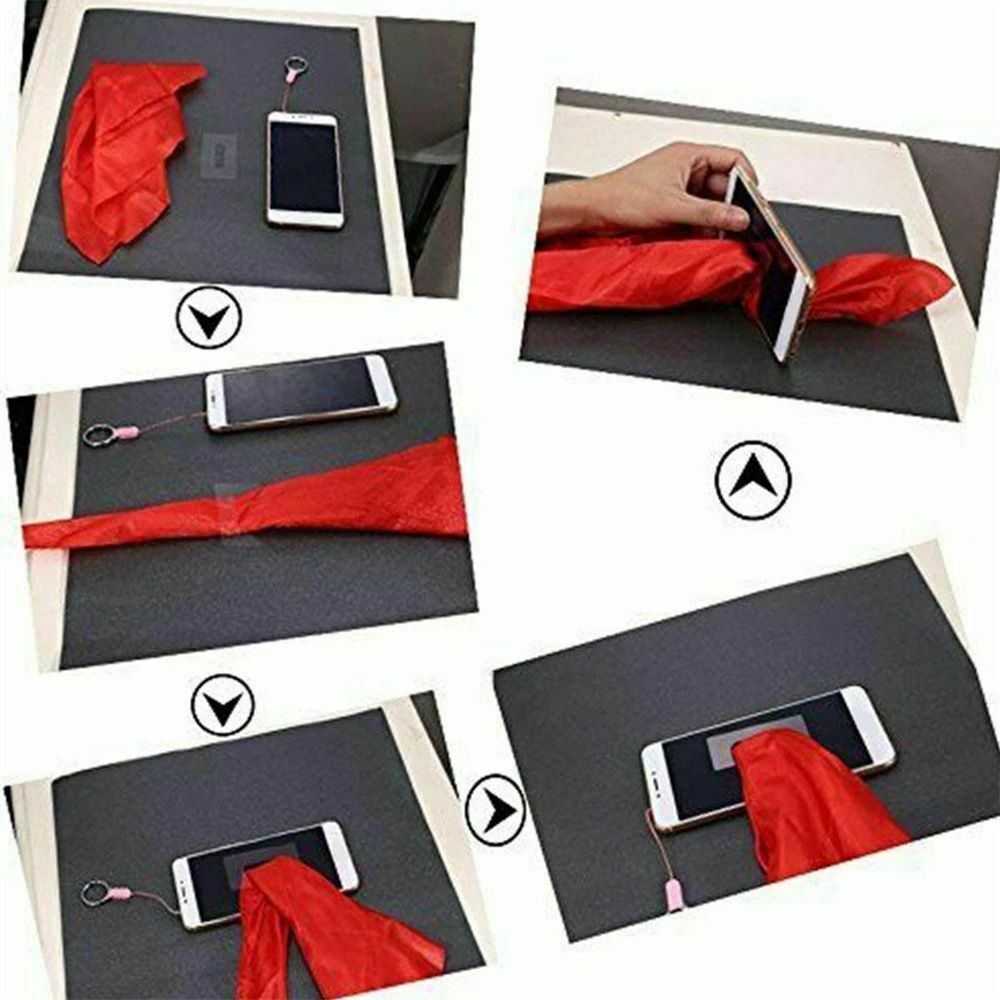 Tricks Silk Through Phone Magician Trick Magicians Gag Toys Magic Gimmick