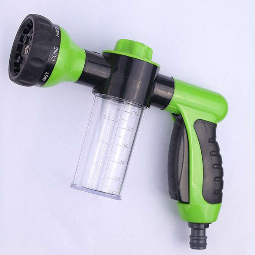 Adjustable Car Foam Sprayer, 8 Water Patterns for Cars Washing,Pets Shower,