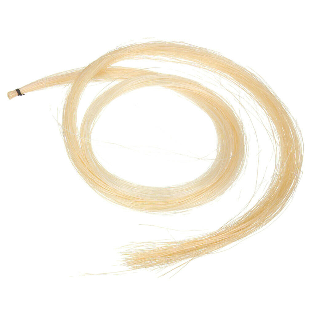 High Quality White Mongolian Horse Tail Violin Viola Cello Bow 30