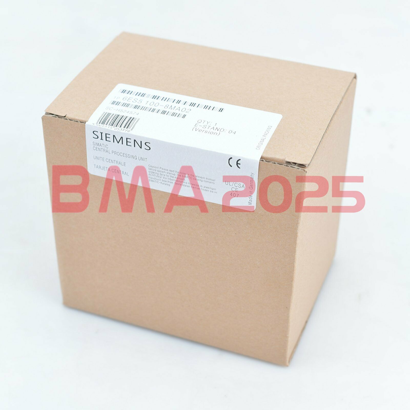 New 6ES5100-8MA02 6ES5 100-8MA02 1year warranty DHL free ship SM9T