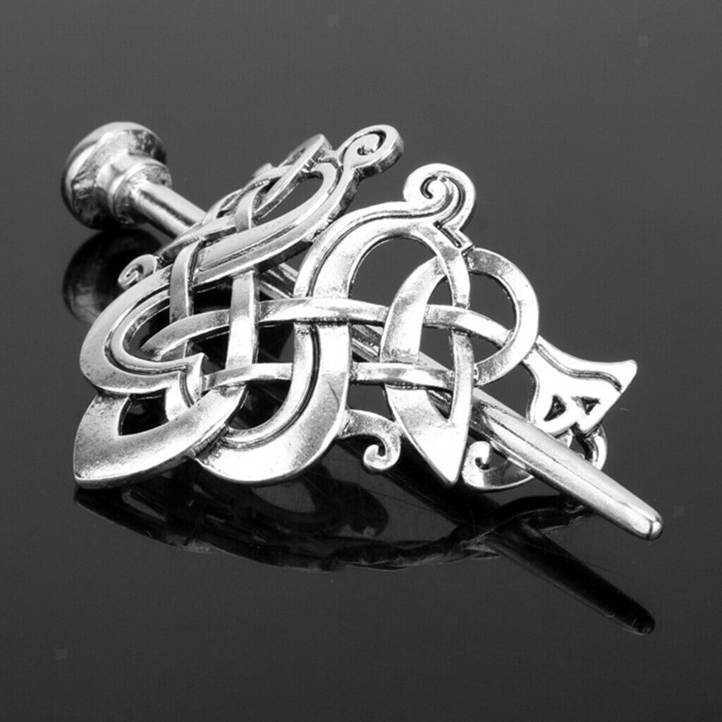 Exquisite Viking Celtic Hair Clip Women Alloy Stick Slide Hair Dress, Gift for