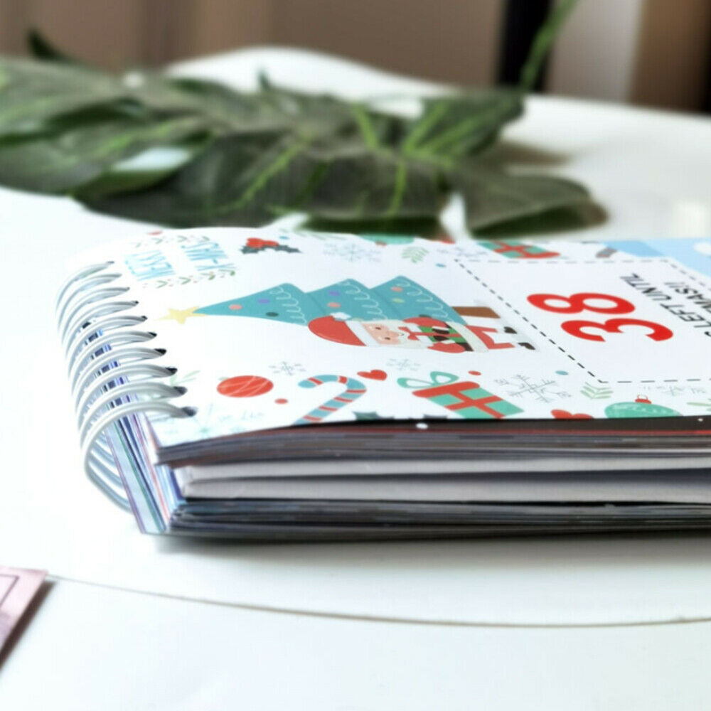 100 Days Christmas Countdown Desk Calendar 2021 Calendar Home Office Decorations