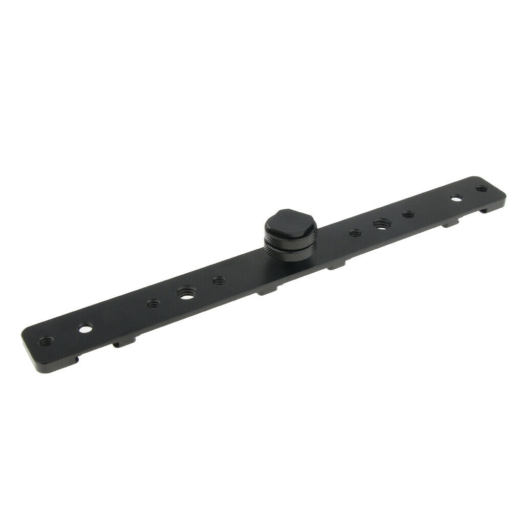 Camera Dual 1/4 "Screw Bar Bracket Cold DV Video Extension Light