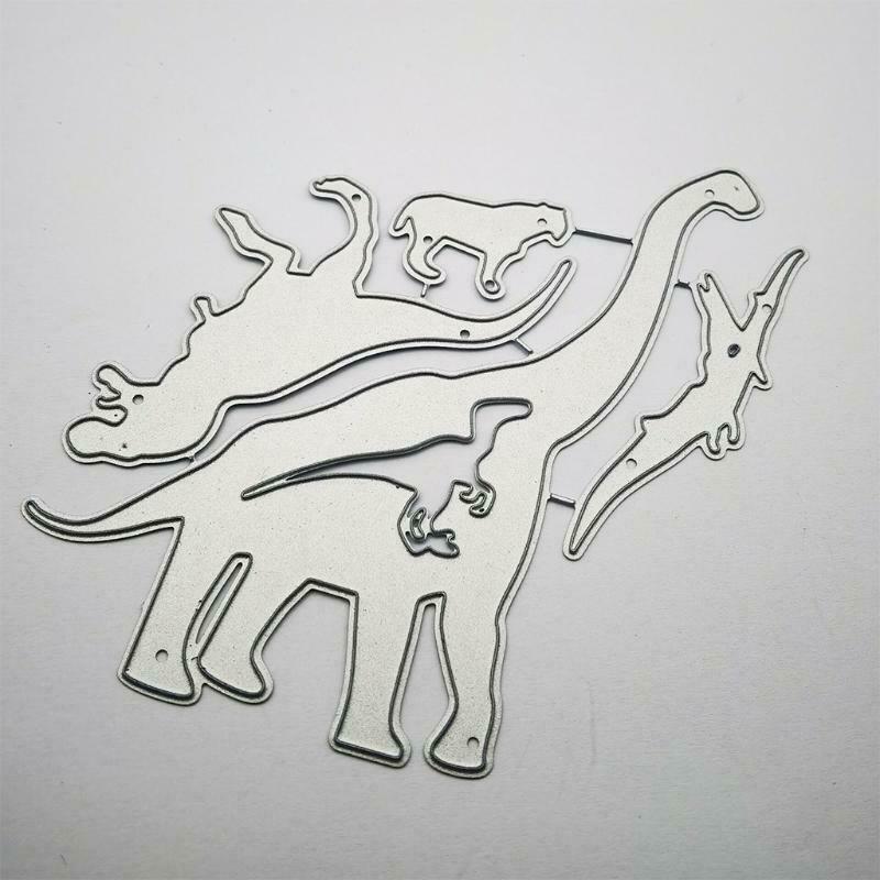 Dinosaur Group Carbon Steel Cutting Dies DIY Scrapbooking Photo Album Embossing
