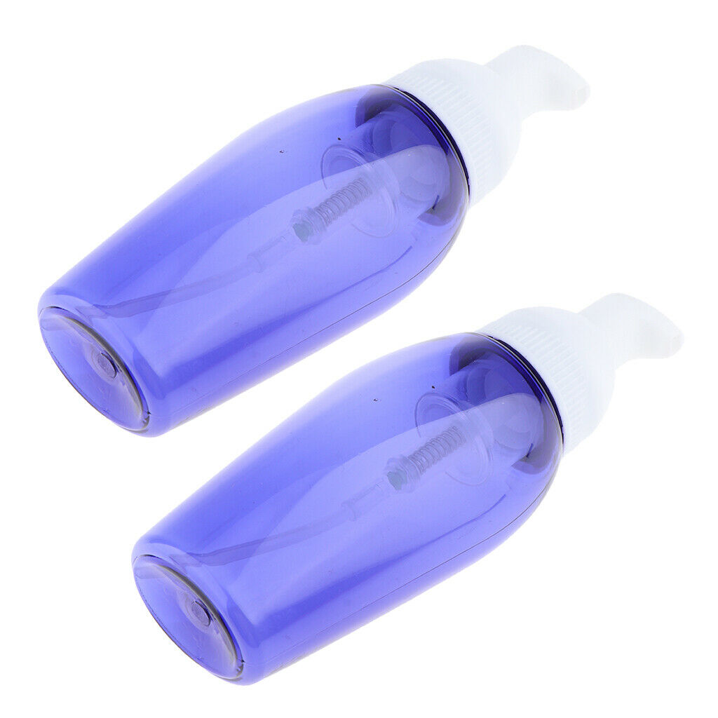 2 Pieces Foam Bottle Cosmetic Liquid Dispenser Soap Tube 80ml