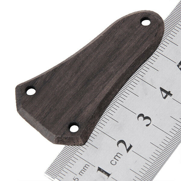 6pcs Black Ebony Bridge Pins For Acoustic Guitar+1pcs Rosewood Truss Rod Cover