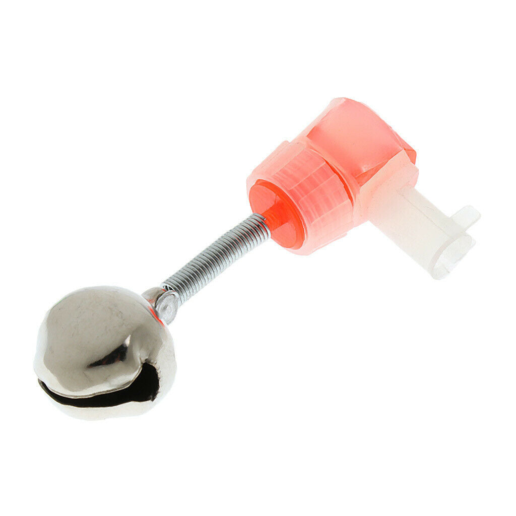 2X 30 Pieces Fishing Bite Alarm Single Bell Rod Tip Alert Ring Fishing Rod Bell