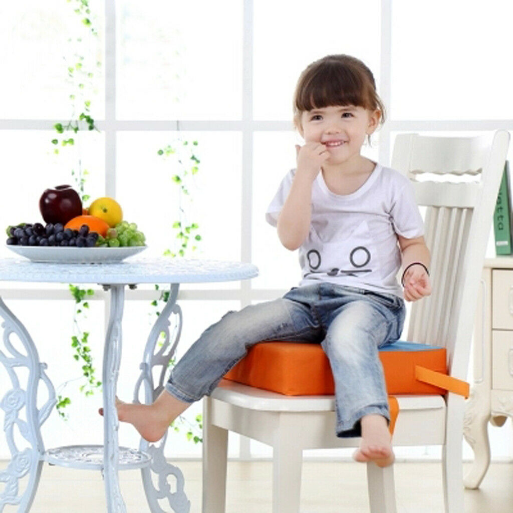 Oxford Cloth Kids Dining Chair Booster Cushion Baby Children Seats Colorful