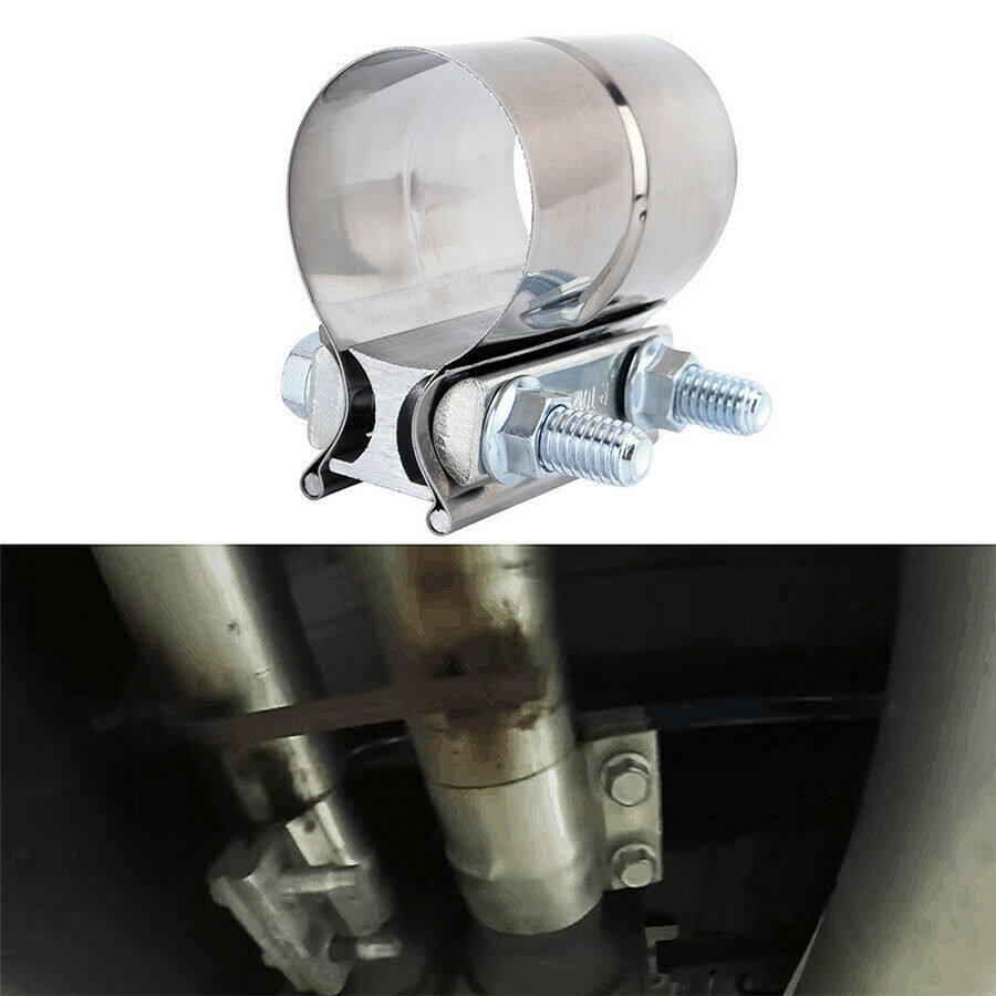 Stainless Steel 2" Exhaust Sleeve Joint Exhaust Band Clamp