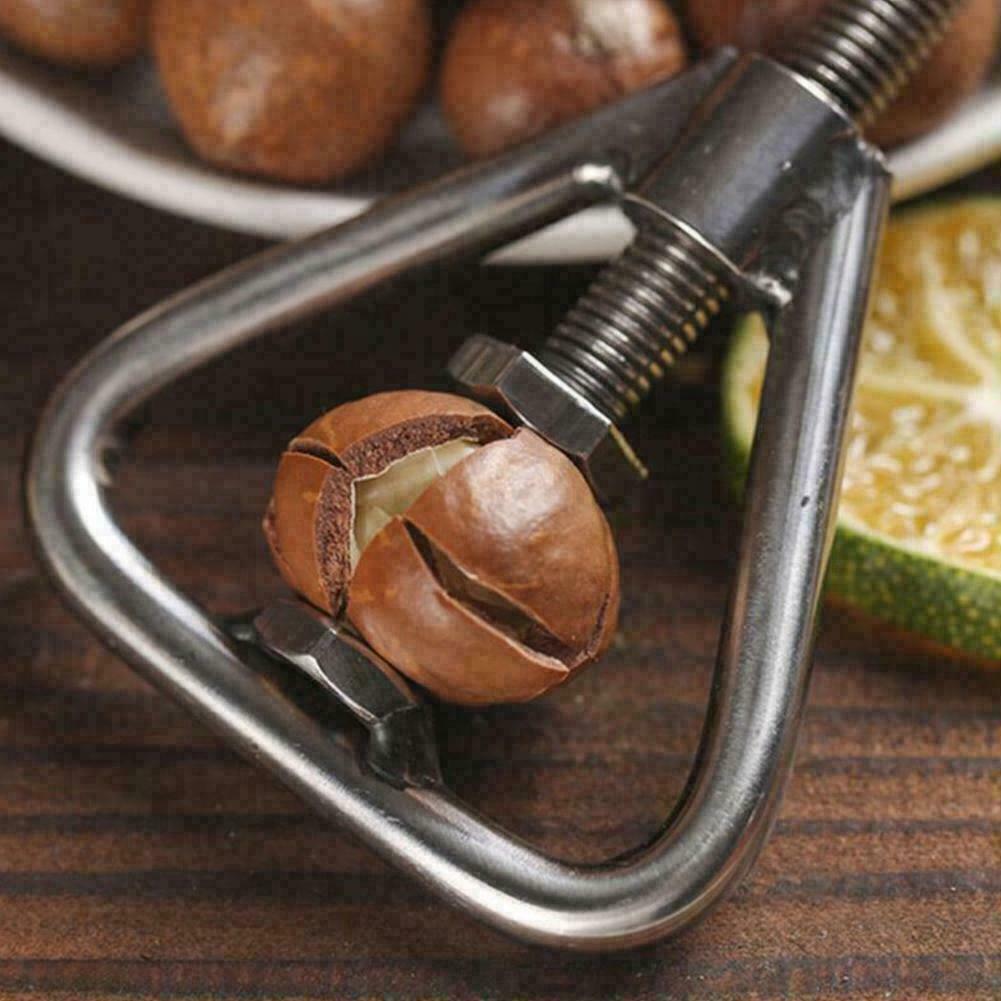 Nut Opener Nut Cracker Machine Nut Sheller Tool Macadamia Accessor Opening C9X6