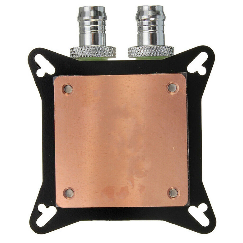 Transparent Water Cooling Block for GPU Liquid Cooler Waterblock, 50x50x3mm,