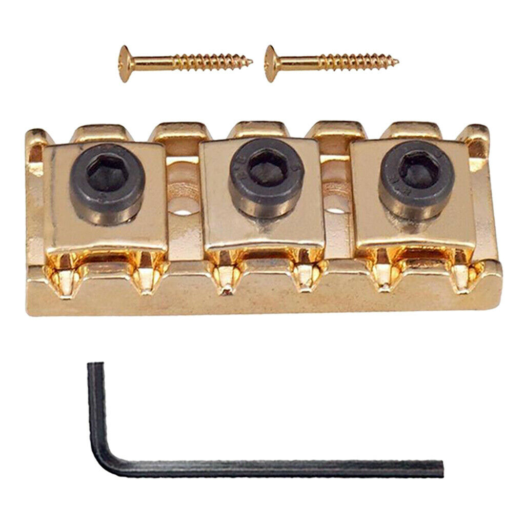 Locking Nut 42mm for Electric Guitar Parts Replacement w/ Screw Spanner