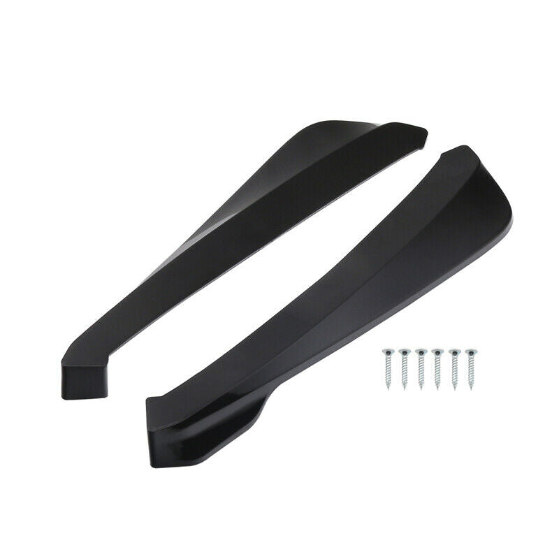 Universal Racing Car Side Skirt Rear Lip Splitter Winglet Wings Diffuser Spoiler
