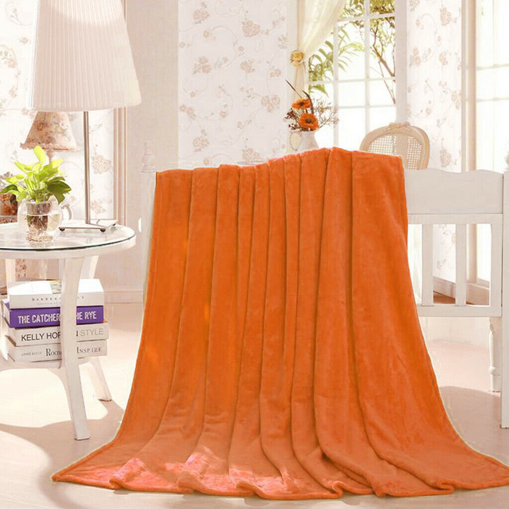 Thicken Throws Super Soft Warm Cosy Sofa and Bed Flannel Blankets  200x300cm