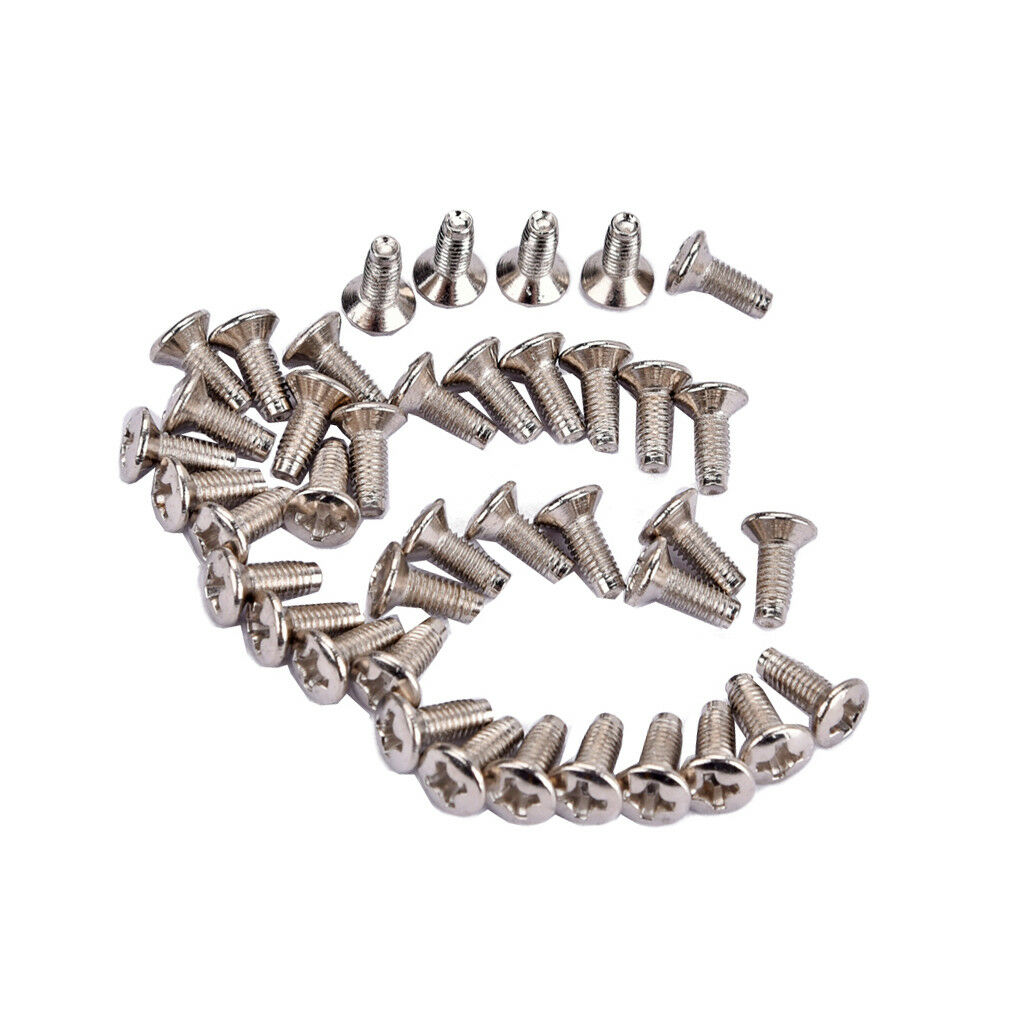 40 Pcs Durable Steel Guitar Screws Replacement for Musical Instrument Parts