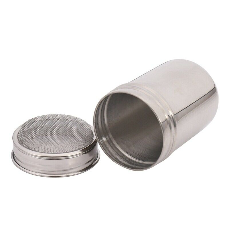 Functional Stainless Steel Chocolate Shaker Icing Sugar Salt Cocoa Flour CoffeW2
