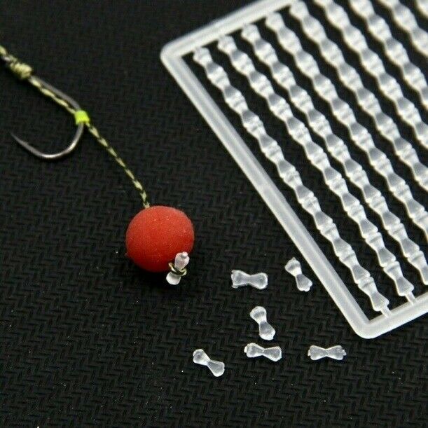 Carp Fishing Hair Stops for Boilie Bait Dumbell Shape Fishing Bobber Stops 1000*