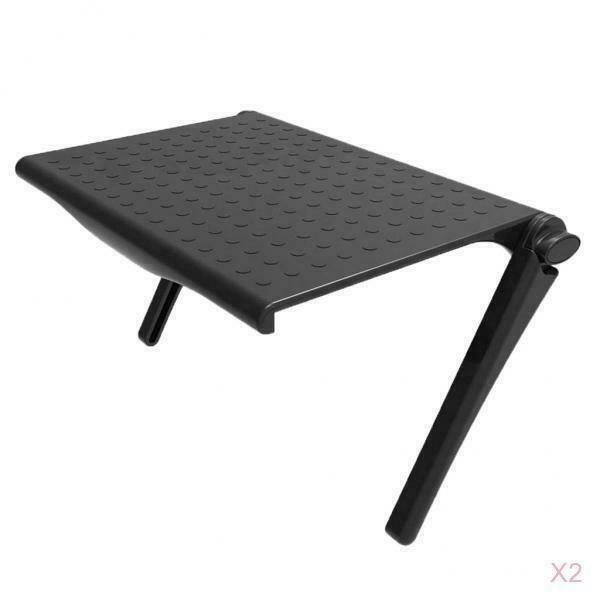 2Pcs TV Top Shelf Top Adjustable Screen Storage Bracket Holder Home Office