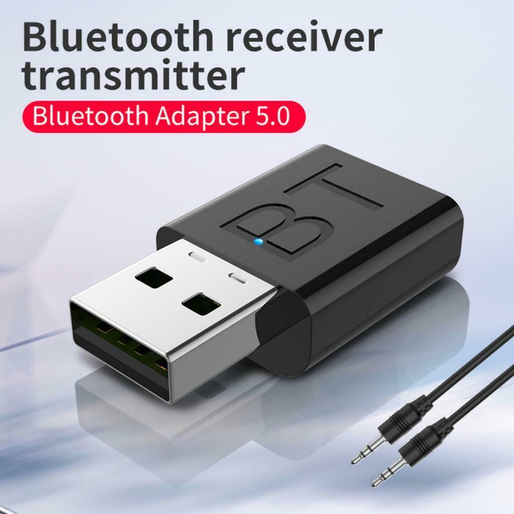 Wireless USB Bluetooth V5.0 Transmitter And Receiver 2 in 1 Audio Home Adapter