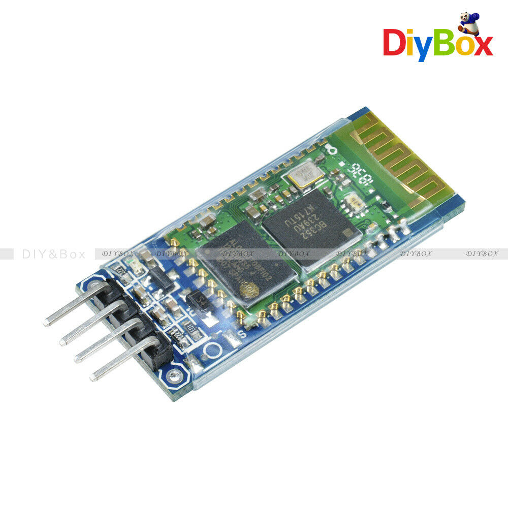 Wireless Serial Bluetooth RF Transceiver Module 4 Pin HC-06 RS232 With backplane