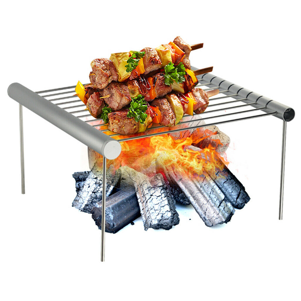 Charcoal Barbecue Stainless Steel Removable Cooking Grid