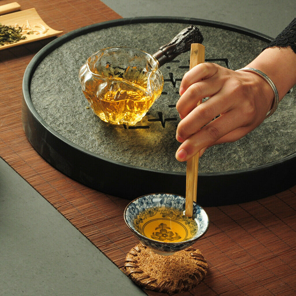 4 Pieces Chinese Matcha Bamboo Tea Spoon Gongfu Tea Ceremony Tools Kitchen