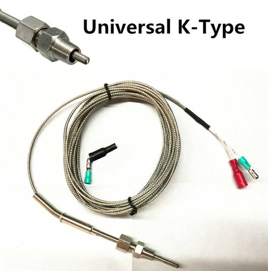 1x EGT Thermocouple Temperature Sensor For Exhaust Gas Probe Adjustable Pressure
