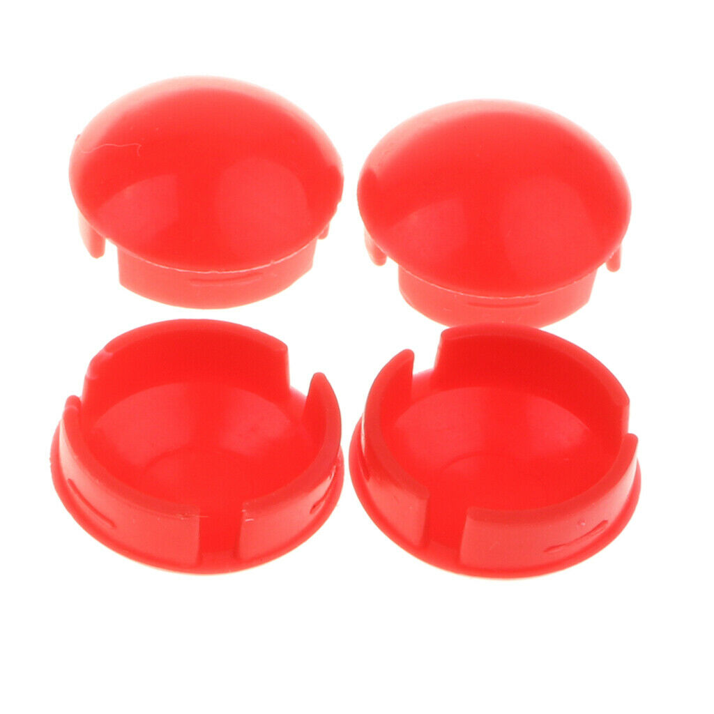2pcs Safety Nonslip Handle Garden Swing Activity Games Accessories Parts Red
