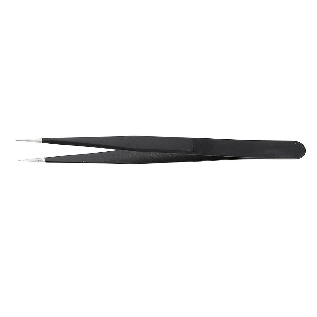 Stainless Steel Eyelash Extension Tweezer Pincet Vetus Makeup Tools Straight