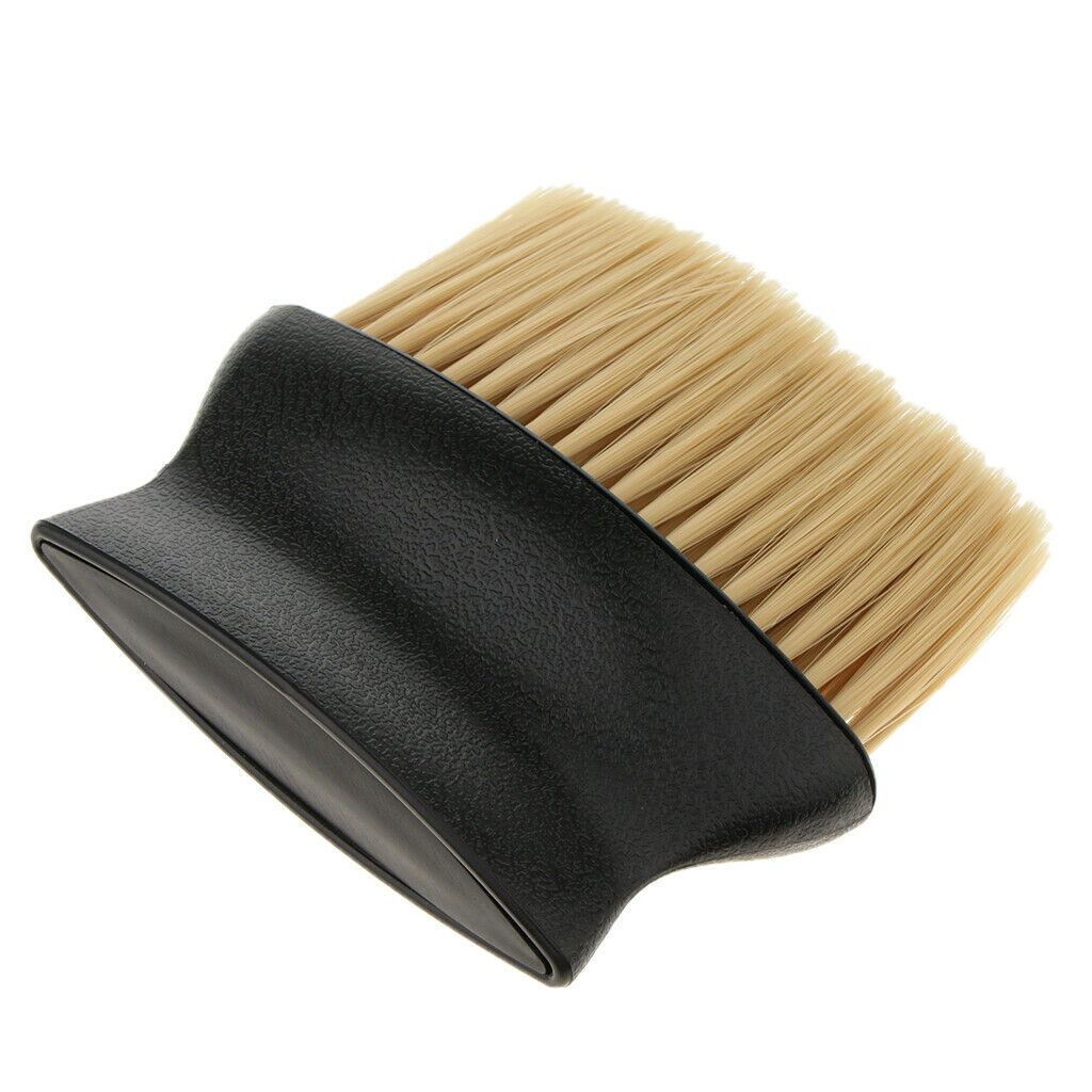 Soft Nylon Barber Face Neck Duster Remover Sweep Brush w/ Plastic Handle 5''
