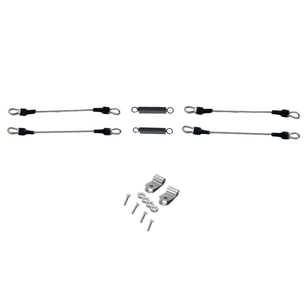 1/10 Scale RC Rock Crawler Steel Rope for Axial SCX10   Front Body Shells