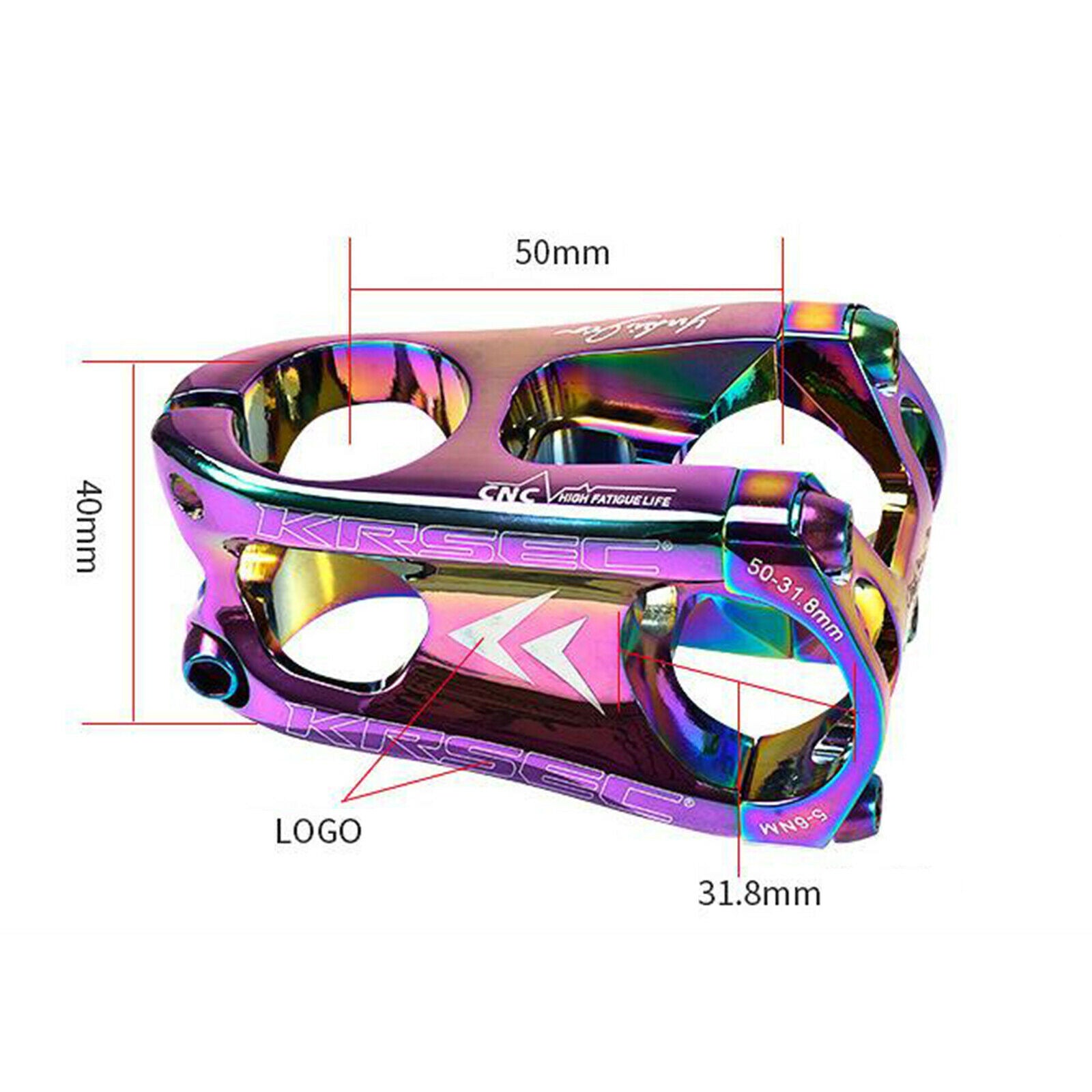 31.8mm Mountain Bike Stem Bicycle Replacement Short Stem Cycle Component