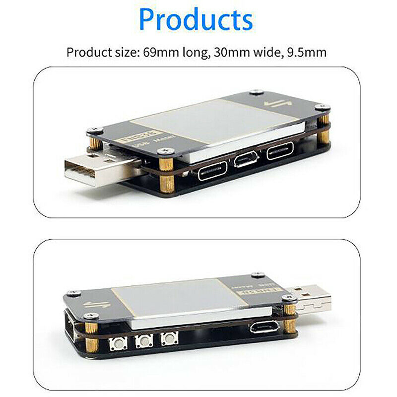 FNB38 Current And Voltage Meter USB Tester QC4+ PD3.0 2.0 PPS Capacity TestI7CA