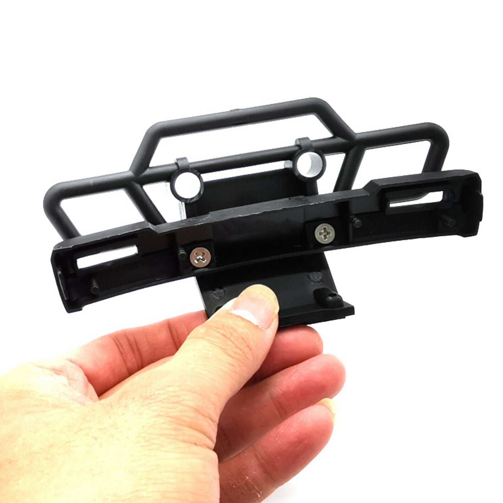 Remote Control Car Black Front Bumper for WPL D12 1/10 RC Climbing Vehicle