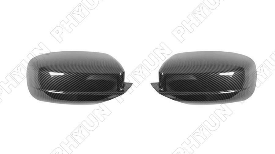 For 2011-2021 Dodge Charger Rearview Mirror Covers Decoration Carbon Fiber Look